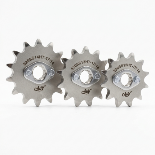 Amp QS 138 V3 520 tuning pack with 12-tooth, 13-tooth, and 14-tooth sprockets